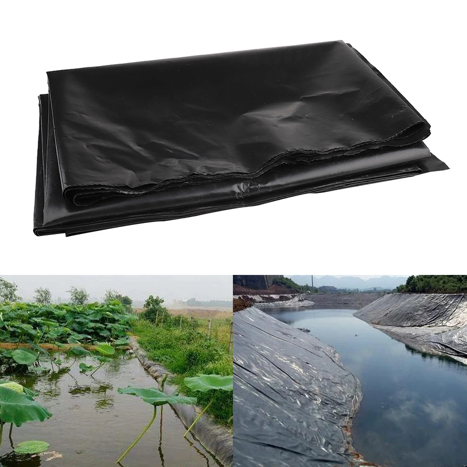 Pond Waterproofing Membrane Garden Pads Rubber 1.5x3.0M Streams Fountains Landscaping Black New Koi Ponds