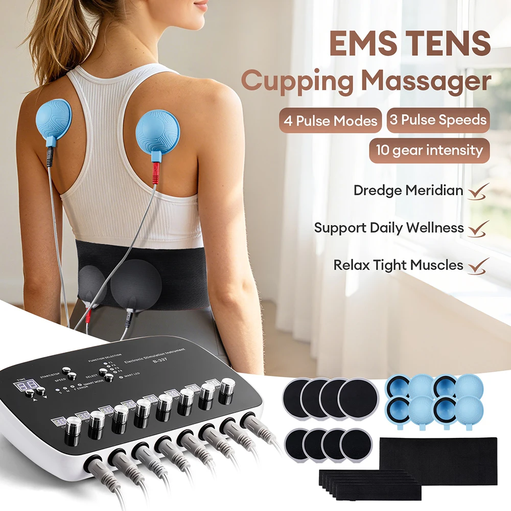 EMS TENS Microcurrent Muscle Stimulator Electrostimulation Massager Weight Loss Body Shaping Breast Enhancement Full Body Massag