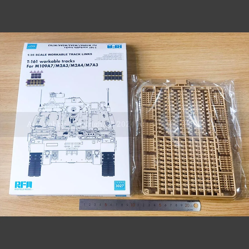 [Ryefield Model] RFM RM-3027 1/35 T-161 Workable Tracks For M109A7/M2A3/M2A4/M7A3  (Plastic Model Kit)