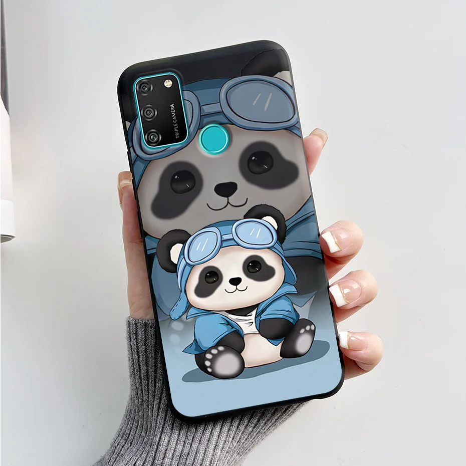 For Honor 9A 9 A Case Cover For Huawei Honor 9A 2020 MOA-LX9N Phone Case Bumper Cute Rabbit Panda Soft Fundas Honor9A Coque 6.3\