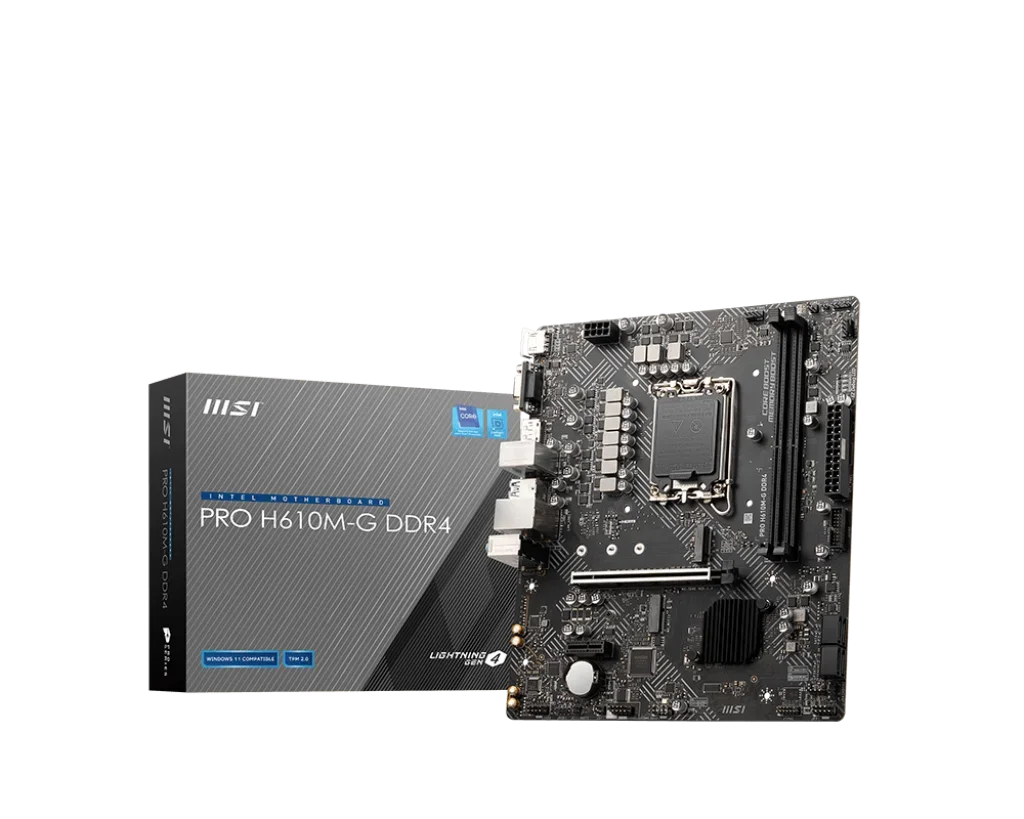 Computer Motherboard PRO H610M-S DDR4 2x DDR4 LGA 1700 Support 12th Processor Gaming Processor