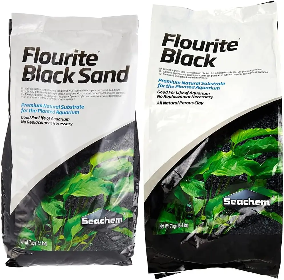 Flourite Black Sand, 15.4 Pound (Pack of 1)