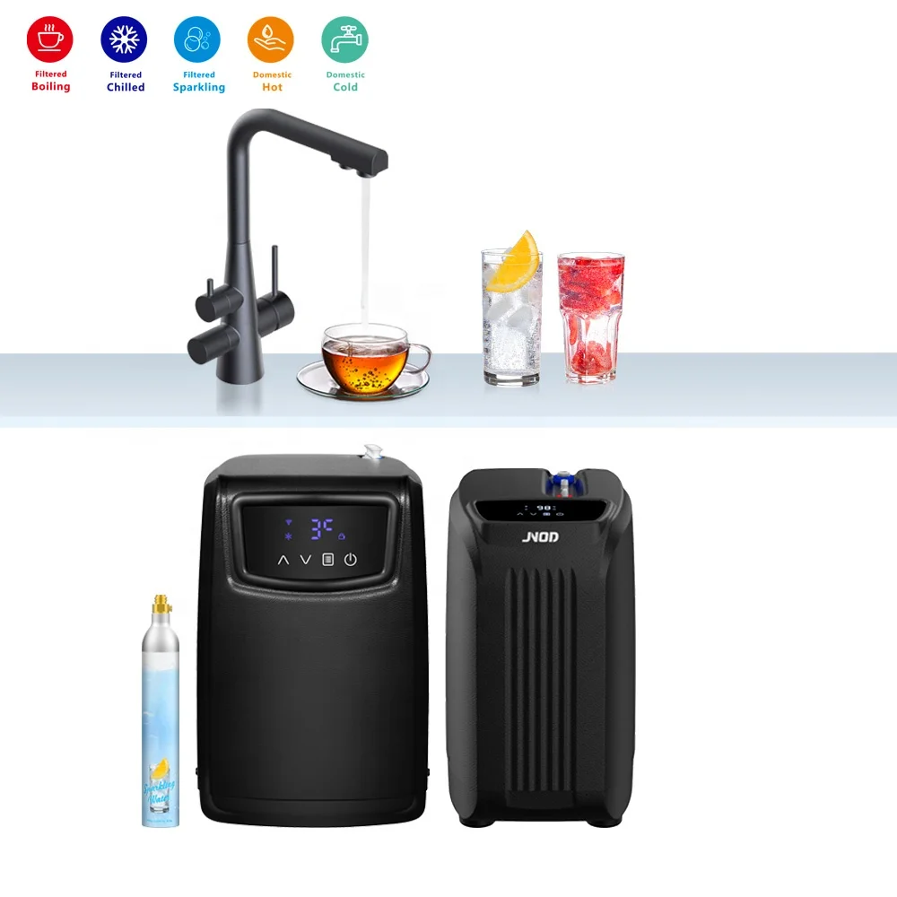 Electronic Boiling Sparkling Chilled 5 In 1 Under Counter Water Boiler Chiller Water Tap Dispenser