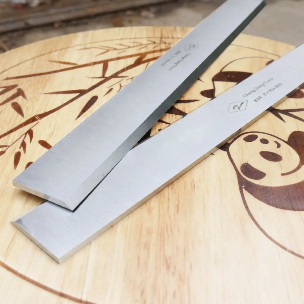 High Speed Steel Planer Blade 3x30x300mm For Woodworking Machine Cutter Replacement Precision Hardened Wood Crafting Accessory