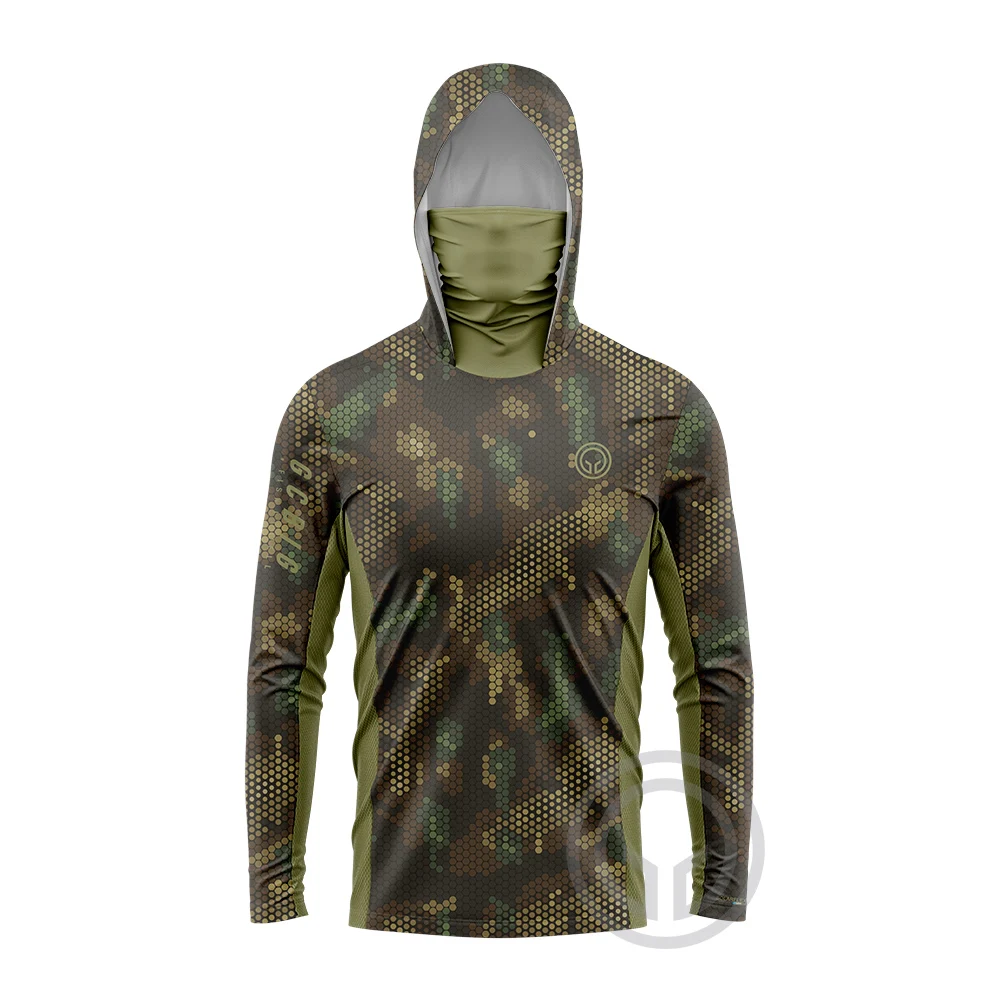 2024 Fishing Long Sleeve Hooded Shirts Performance Fishing Clothing Breathable Fishing Apparel Uv Protection Fishing Jerseys