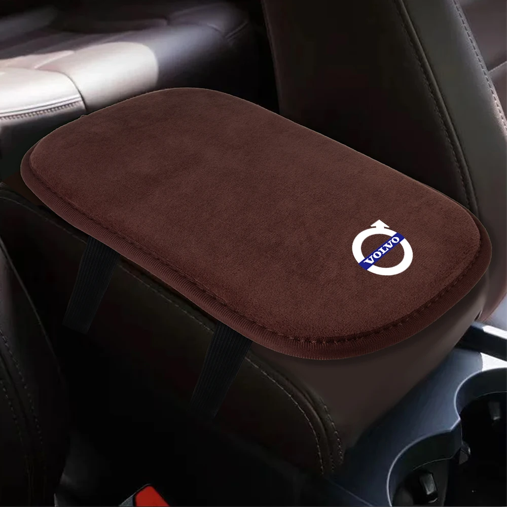 Car Armrest Cushion Center Console Cover Pad Auto Seat Accessories for VolvoT6 AWD C30 C40 C50 C70 S40 S60 S70 S80 S90 V40 V50