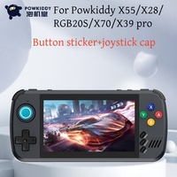 Colorful Joystick Cap For Powkiddy X55 X70 RGB20s X28 X51 X39 handheld Accessories Decoration Color Button Stickers Gift