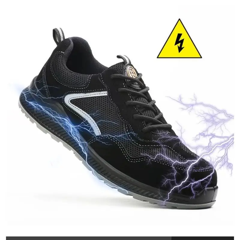 

Labor Insurance Shoes Manufacturers Insulation Electrical Shoes Men's Summer Breathable Work Shoes Anti-smashing