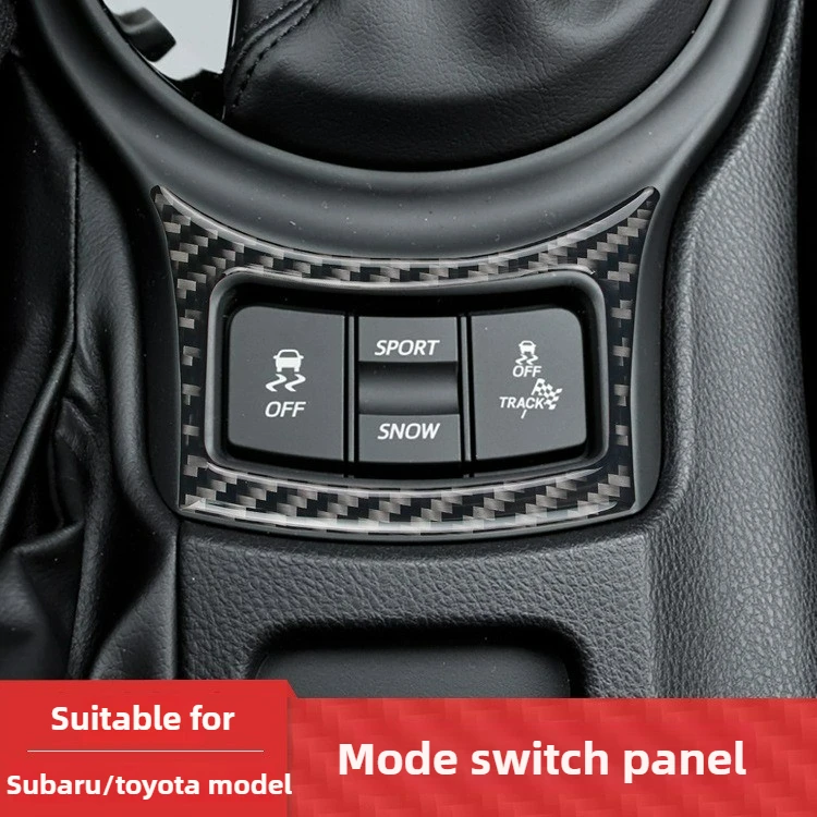 

Suitable for Subaru Forester Real Carbon Fiber Epoxy Switch Panel Interior Modification Sticker