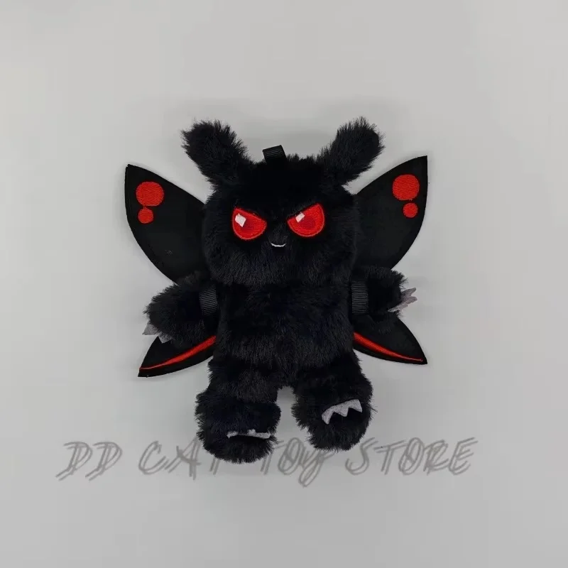 Halloween Mothman Bat juguete de peluche de dibujos animados Diy llavero muñeca Cosplay Prop muñeca Kawaii llavero de felpa para decoración de bolso regalo para niños