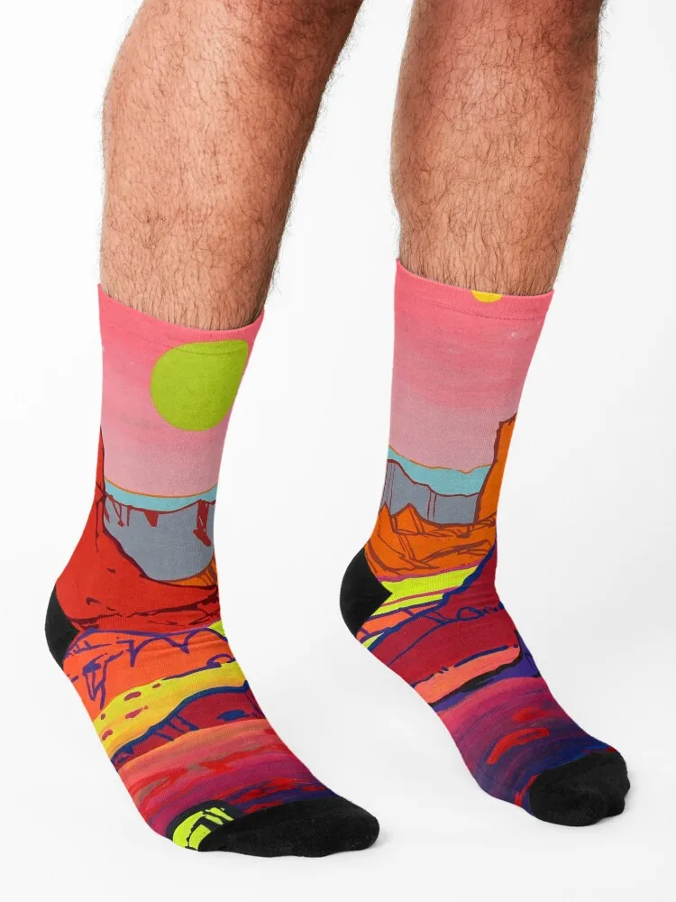 جوارب كانيون رياضية مخصصة لركوب الدراجات شفافة غير قابلة للانزلاق للرجال