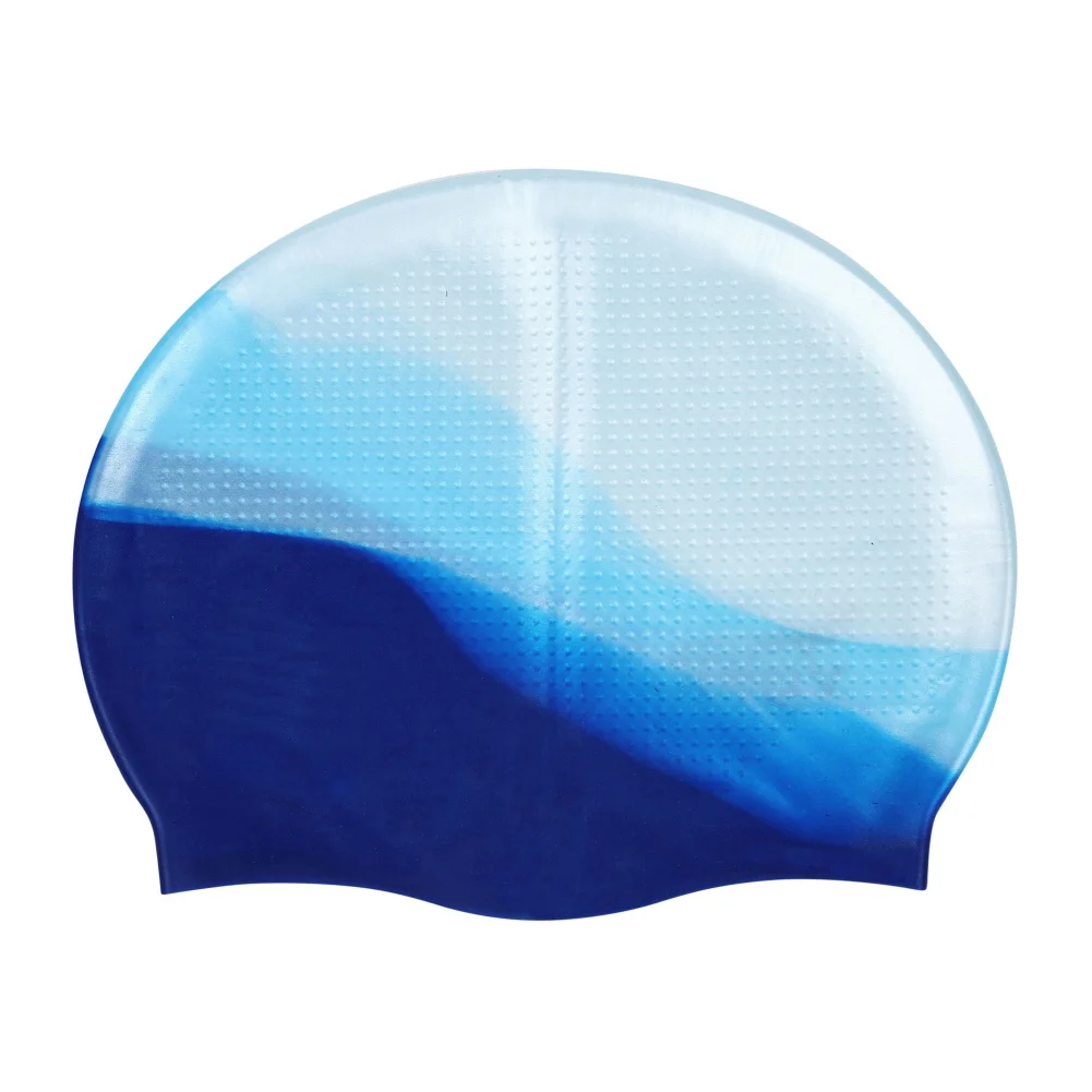 Swimming Cap Silicone Women Men Waterproof Plus Size Colorful Adult Long Hair Sports High Elastic Adults Swim Pool Hat