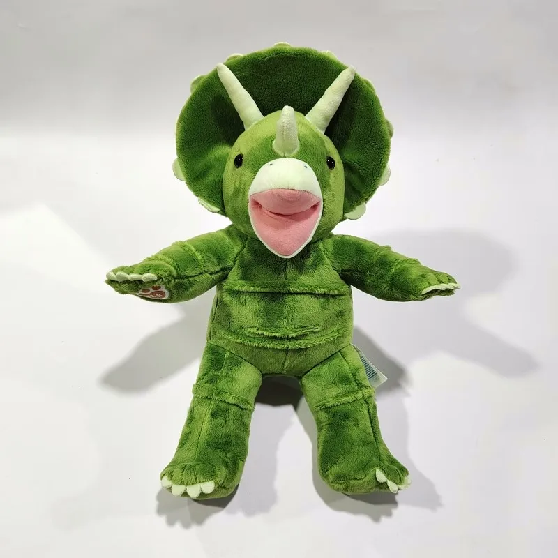 Película de animación Jurassic World Dinosaur park grande Triceratops 45cm peluches muñeca de peluche regalo de cumpleaños para niño