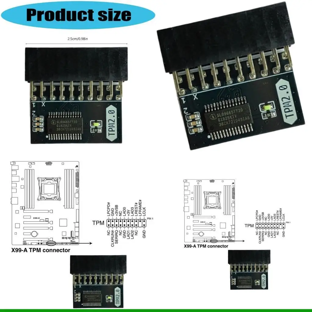 

Замена модуля шифрования компьютера U55C TPM 2.0 для устройств с поддержкой памяти DDR4 DDR3
