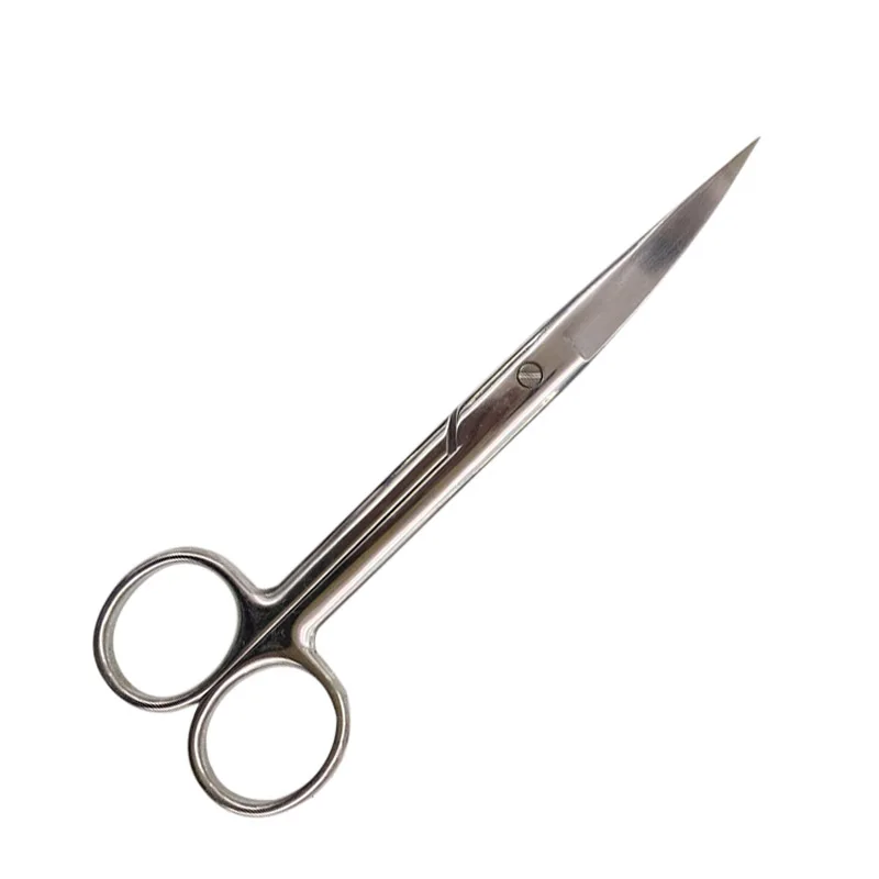 14 cm Augenbrauen-Trimmschere, Edelstahl, chirurgische Biegespitze, Haushaltsschere, Schönheitswerkzeuge