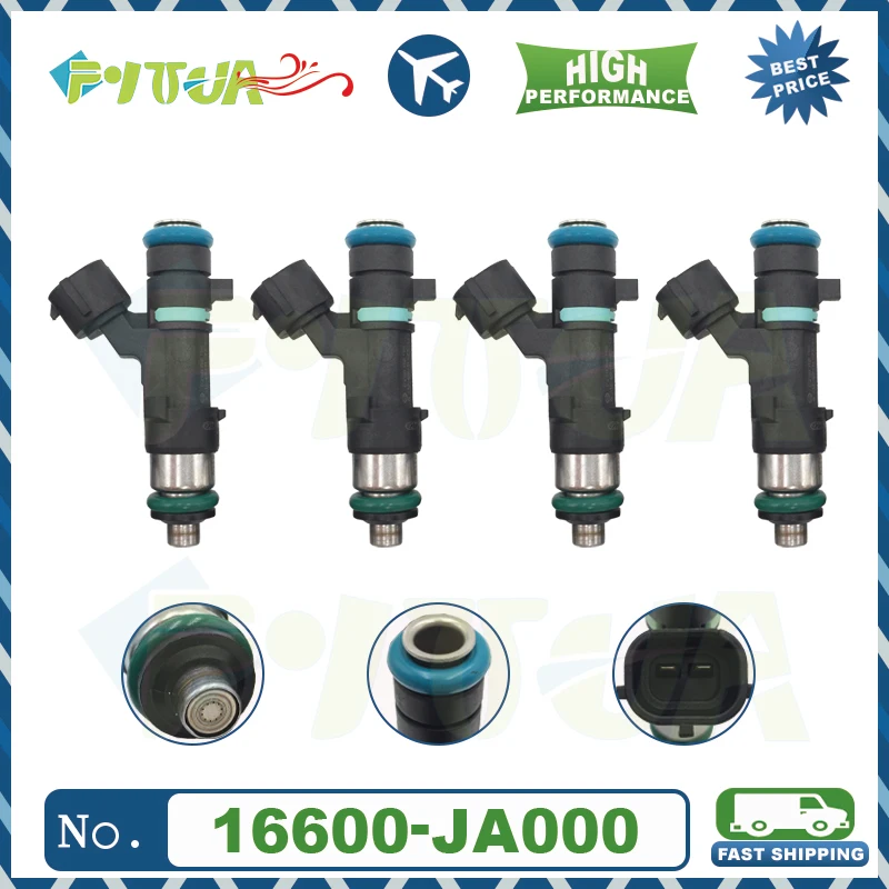 

4pcs Fuel injector Nozzle For Nissan Altima 2007-2013 Rogue Sentra 2008-2013 2.5L L4 16600-JA000 16600-JA00B 0280158130