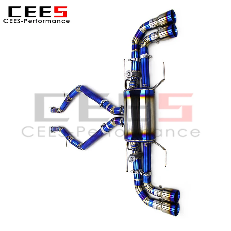 

cees for Alfa Romeo Giulia Quadrifoglio 2.9T V6 (2016-2024) Axle Exhaust Tuning Pipes Muffler Valved Sport Exhaust System