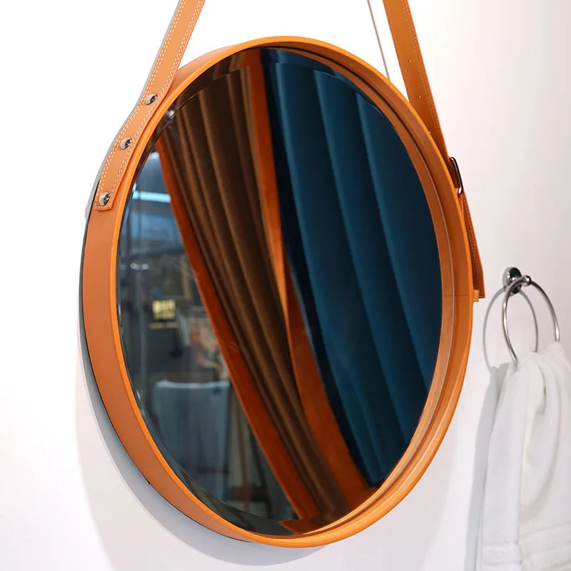 Decoration Home Modern Ornaments Living Room Mirror Light Large Full Body Mirrors Espelho Portable Makeup Wall Irregular image 5