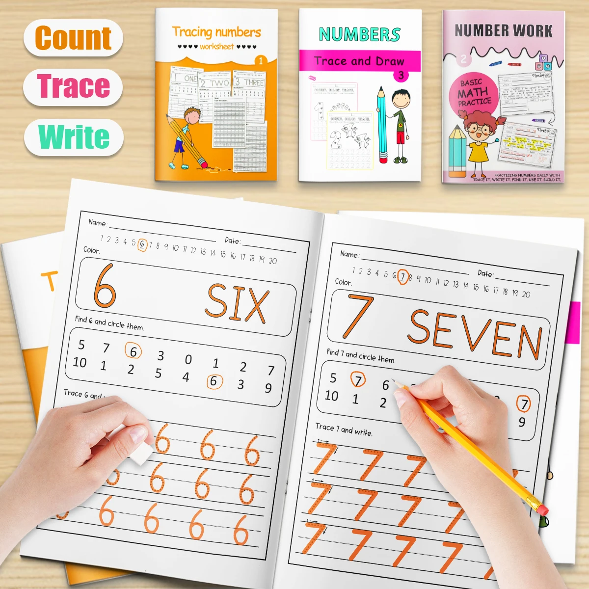 

Interactive Counting Book for Kids: Fun and Learn with Numbers