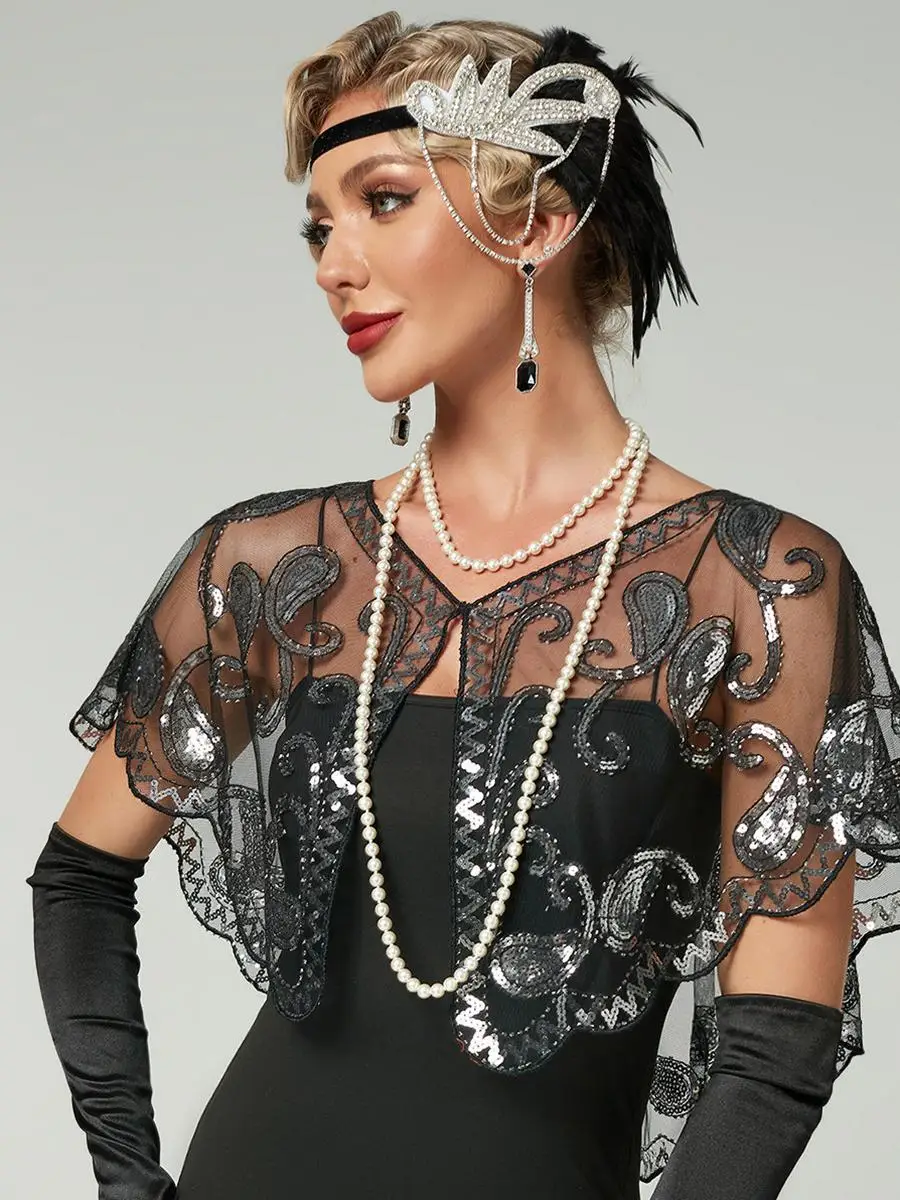 

Женская одежда с бисером в стиле ретро, универсальная верхняя одежда Little Jaet ort, летний сезон, длина све пяти четвертей