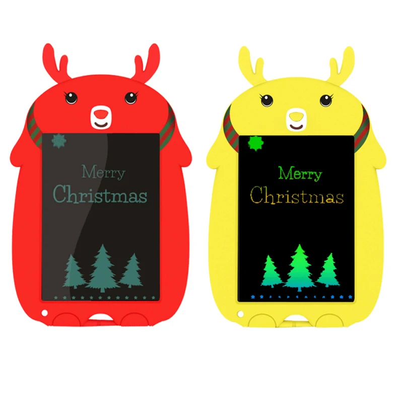 Kreskówkowe 9-calowe tablety do pisania LCD Kolorowy ekran Tablica do rysowania Zabawka Prezent świąteczny i narzędzie do nauki dla dzieci L38