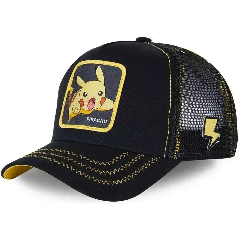 Gorra de béisbol de la serie de dibujos animados Pokémon, estampado de personajes de Anime Kawaii, gorras para niños y mujeres, pantalla solar, transpirable, regalo de verano