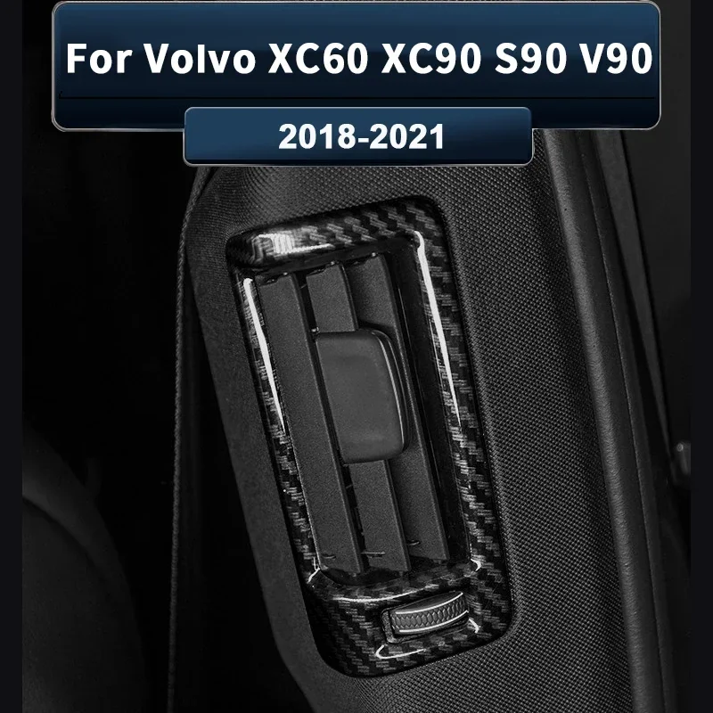

Для Volvo XC60 XC90 S90 V90 2018-2020 2021 2022 2023 2024 2025 ABS автомобильная внутренняя задняя центральная стойка боковое вентиляционное отверстие крышка накладка