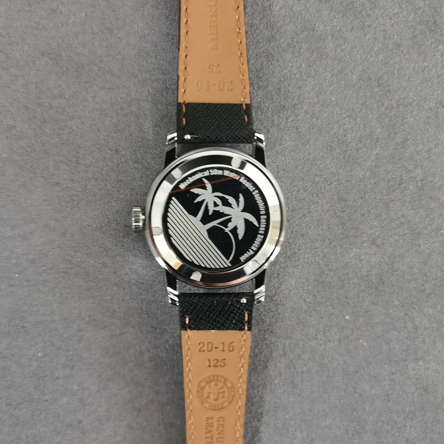 JACQUES GENRY Men Automatic Watch 38mm Jump Hour Mechanical