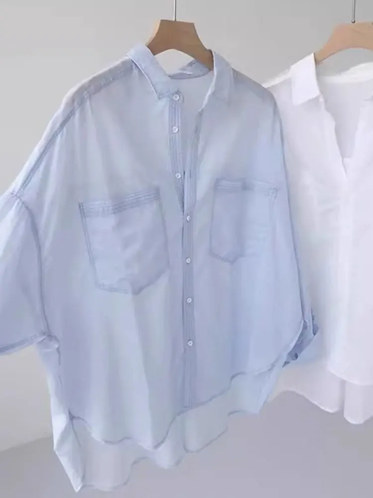 

Легкий дышащий кардиган Ele Long Sve с одной пуговицей, приятный к телу, летний, для молодых женщин