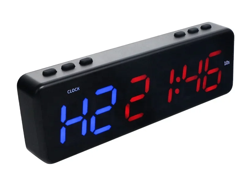 Hot Sale Custom Logo Portable Magnetic Smart Digital Countdown Timer Wall Gym Timer With Battery