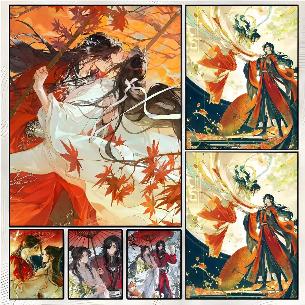 donghua fantasy H-Heaven Official's Blessing Poster Superior Home Space  Indoor Decorative Art & Home Decor