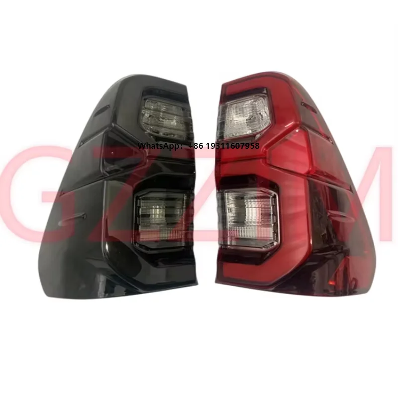Pièces de voiture feu arrière feu arrière LED feu arrière LED fluide feu arrière pour Hilux Rocco Revo Rogue 2021 +