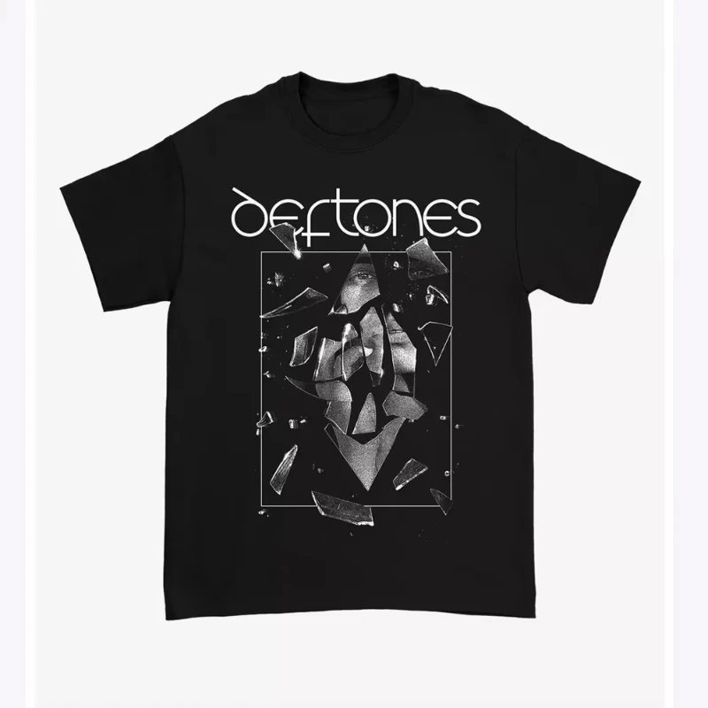 ديفتونز حول الفراء الرجال النساء تي شيرت مطبوع الفرقة السوداء للجنسين القطن الصيف الشارع Harajuku تي شيرت الملابس كبيرة الحجم