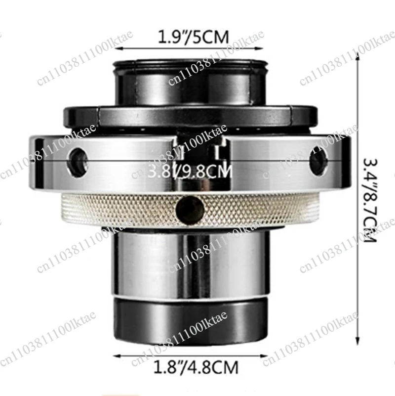 4 Inch 6 Inch Self-linkage Four, Woodworking Lathe Front and Back Grip Centering Chuck