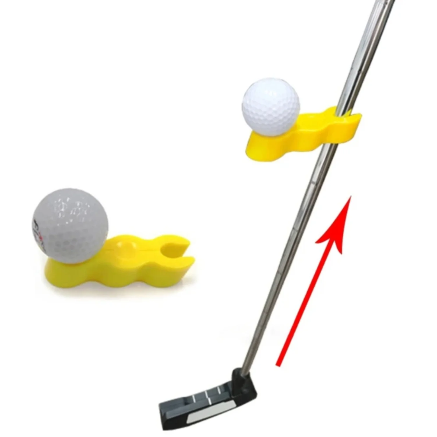 1Pcs Portable Golf Putting Trainer Putter Posture Correction Golf Putter Balancer Straight Practice Eye Line Golf Training Aids