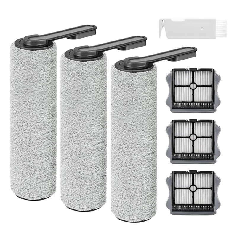 ลูกกลิ้งเปลี่ยนแปรงและตัวกรองสําหรับ Tineco ชั้น ONE S5/ชั้น One S5 Pro เครื่องดูดฝุ่นไร้สายแปรงลูกกลิ้ง