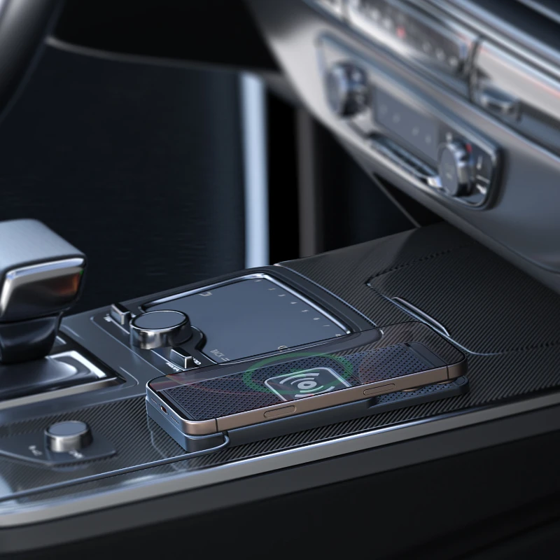 1 متر سلك طويل USB/TYPE-C شحن سريع حصيرة المنزل سيارة المحمول شواحن لاسلكية وسادة مهايئ شاحن حامل الهاتف أصحاب عدم الانزلاق