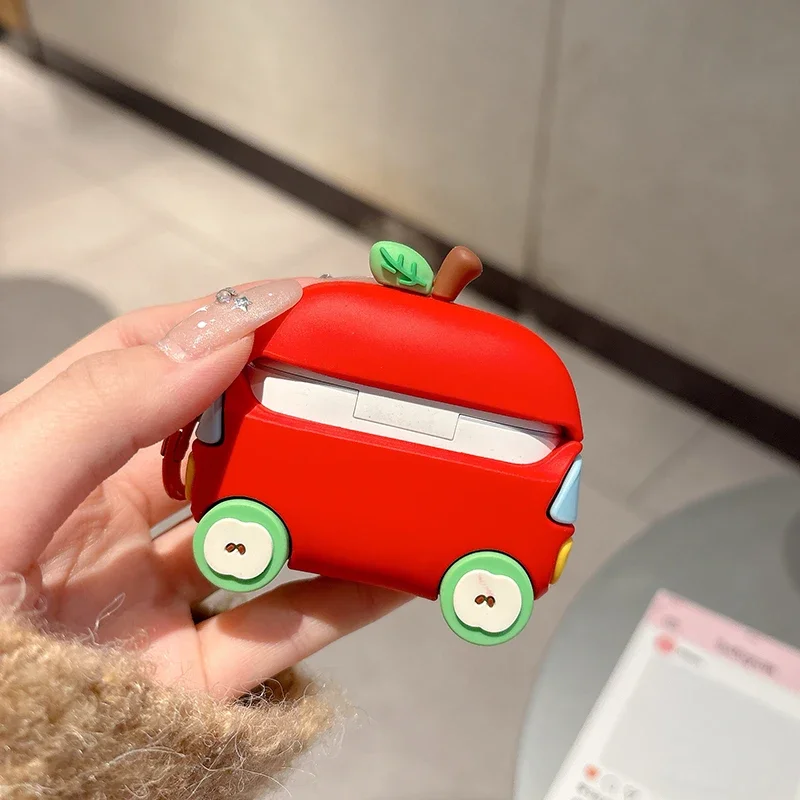 Bear in Car Cute Cartoon Lovely Case for Beats Studio Buds + Buds+ Plus Cover Earphone Protective Shell Protection for Beats