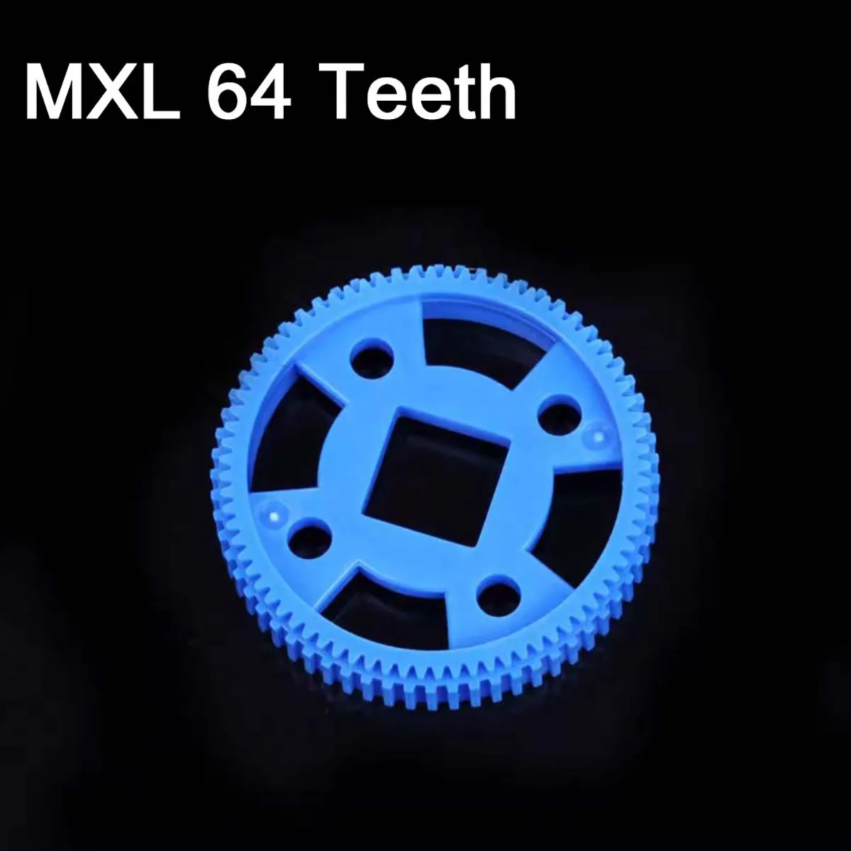 5Pcs Plastic Gear 64/96Teeth MXL Gear 90/130Teeth Single Layer Gear 6x6/6x8mm Worm Gear Motor Pinion DIY Toy RC Car Parts