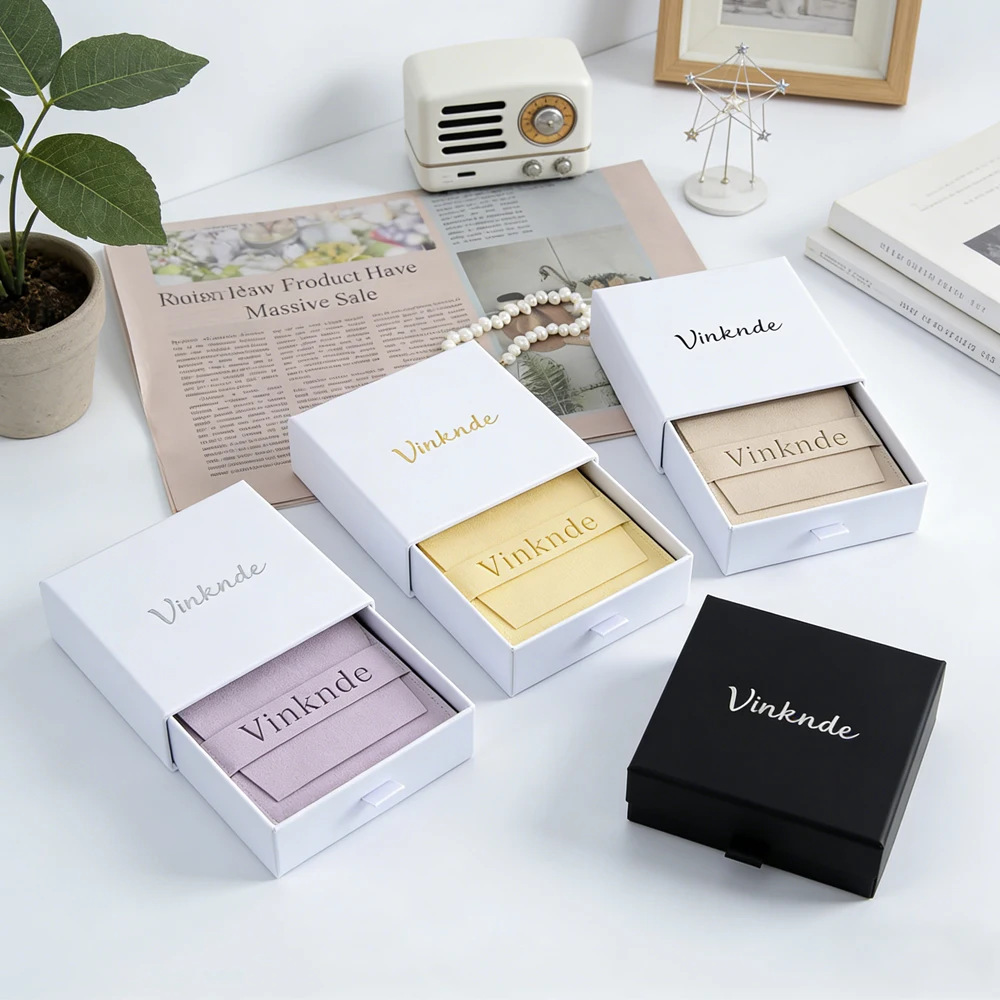 

Свадебный подарок, упаковочная коробка для ювелирных изделий, сумка с логотипом, ожерелье, браслет, кольцо, серьги, коробки с бархатными мешками из микрофибры