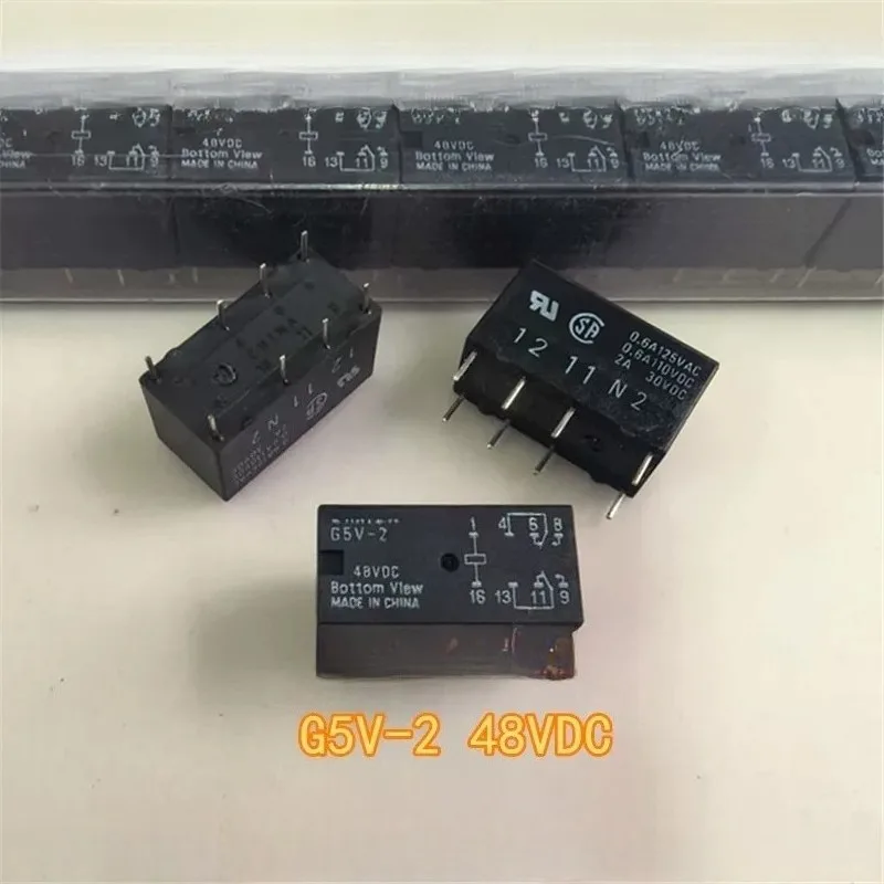 5PCS/LOT  G5V-2 48VDC  8Pin  2A   Electroacoustic Device