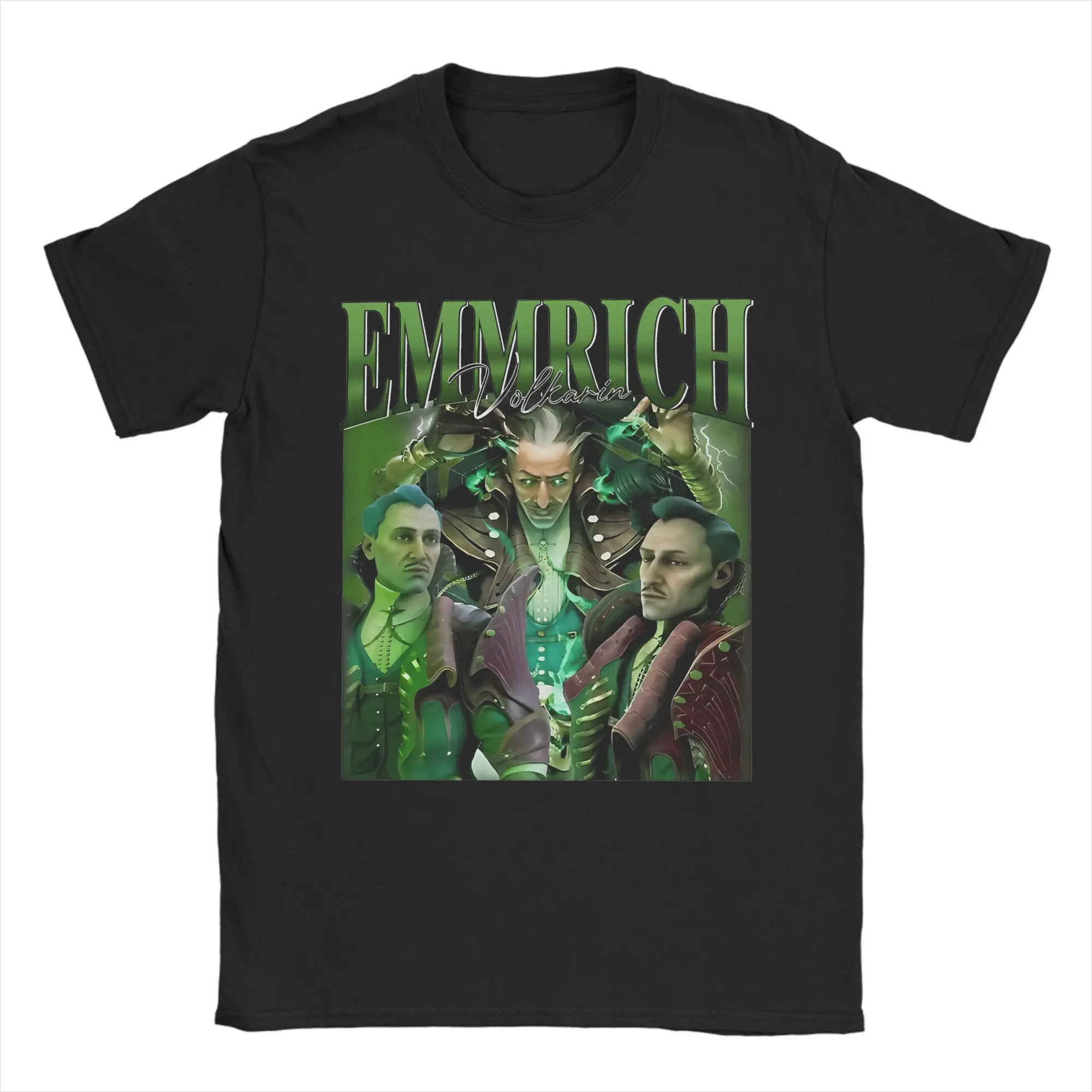 Emmrich Volkarin Graphic Printed T Shirt Men Women Drage age game 100% Cotton  Tee Shirt Clothes