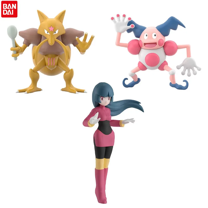 

Bandai Shokugan POKEMON SCALE WORLD KANTO REGION SABRINA KADABRA MR MIME Anime Figure Action Model Collectible Toys Gift