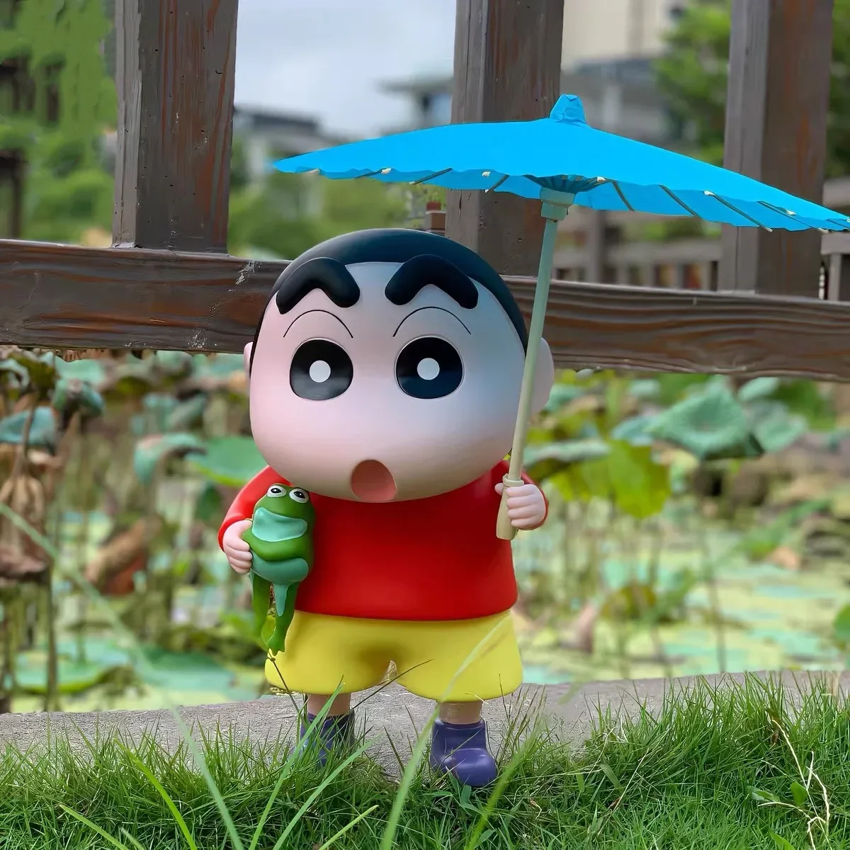 

40 см Crayon Shin-Chan 1:1 Большая фигурка серии друзья периферийная модель автомобиля ОРНАМЕНТ Кукла Коллекция аниме ограниченные подарки на день рождения