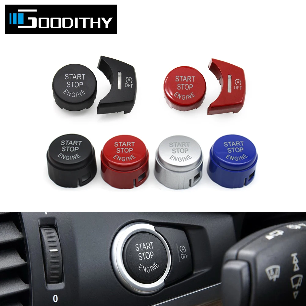 

RHD Auto Car Engine Ignition Start Stop Push Button Switch Cover Cap For BMW X3 X4 Series F25 F26 61319153831 61319291692