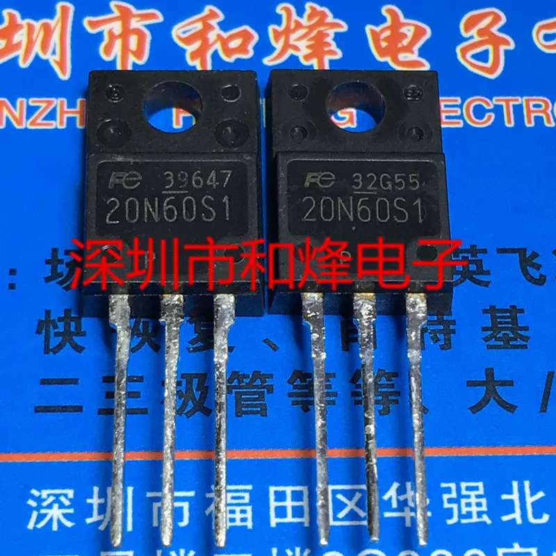 5PCS-10PCS 20N60S1 FMV20N60S1  TO-220F 600V 20A On Stock  New And Origjnal