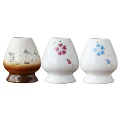 Handcrafted Matcha Bowl Whisk Stand Ceramic Whisk Holder for Traditional Japanese Tea Ceremony Tea Set Accessories