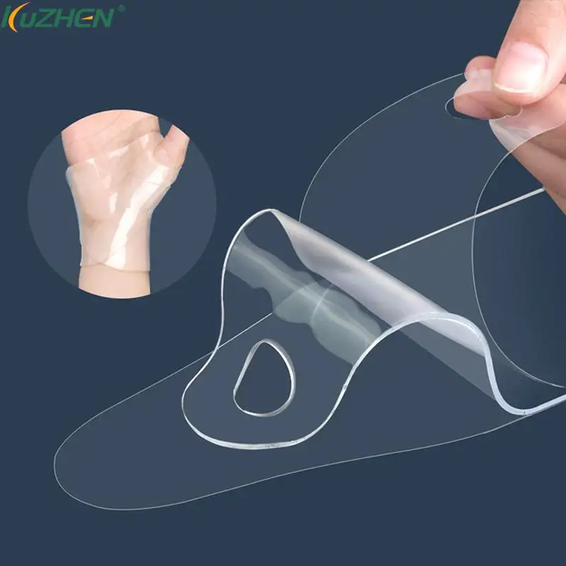 1pc/1 para przezroczyste opaski silikonowe opaski na rękę mężczyźni kobiety ręcznie ochraniacz na nadgarstek ochraniacz nadgarstek sport nadgarstek kompres