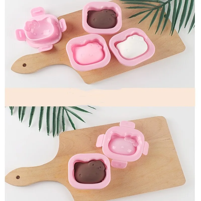 

Hello Kitty Shape Mold Embossing DIY Tool Kitchen Accessories Cute Cartoon Anime Toys Women Supplies Girl Student Gift Wholesale