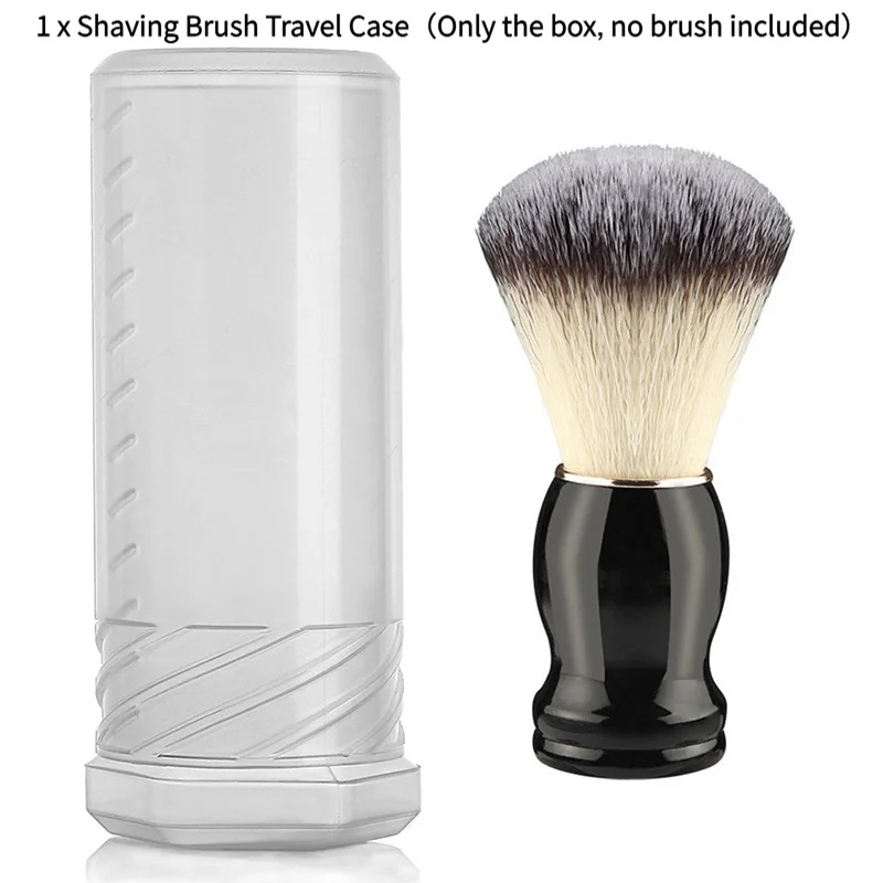 1Pc Shaving Brush Travel Case For Shaving Brush Shave Brush Holder Lightweight Shaving Brush Travel Tube For Festival Boyfriend.